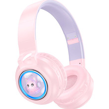 Гарнитура HOCO W50 Cute Fun Pink (6942007619585)