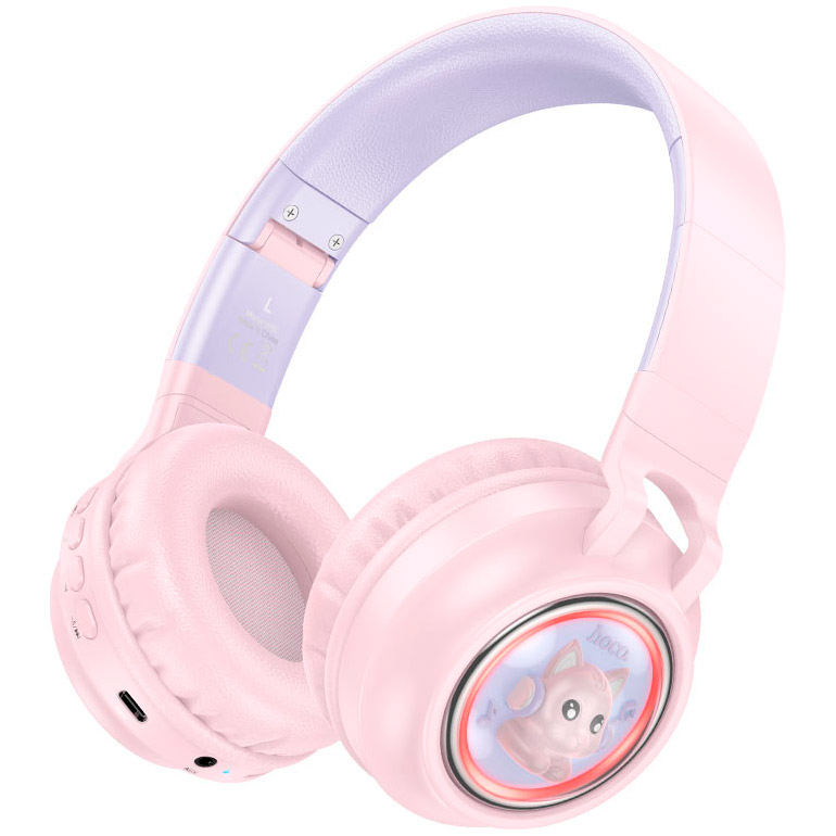 Гарнитура HOCO W50 Cute Fun Pink (6942007619585) Вид гарнитура