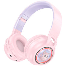 Гарнитура HOCO W50 Cute Fun Pink (6942007619585)