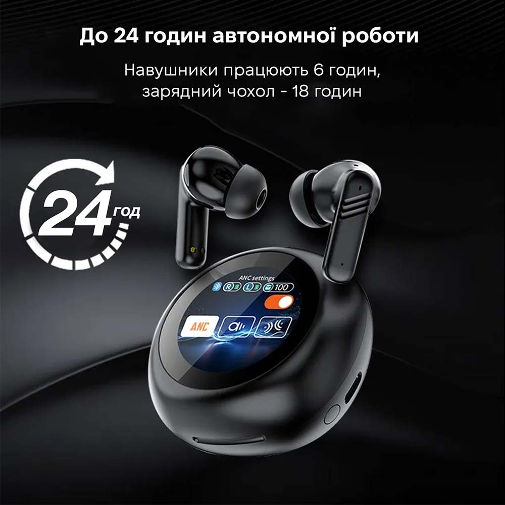 Гарнітура INSPIRE LX30 Black Конструкція вкладиші (у вушну раковину)