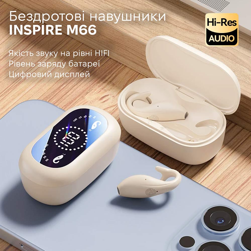 Зовнішній вигляд Гарнітура INSPIRE M66 Beige