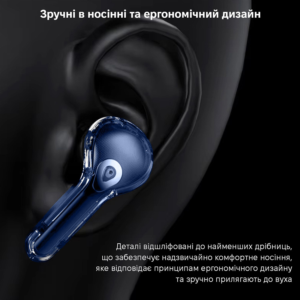 Гарнитура INSPIRE Air Max Blue Конструкция вкладыши (в ушную раковину)