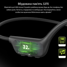 Гарнітура LANGSDOM Open Ear Sport BE17 Black