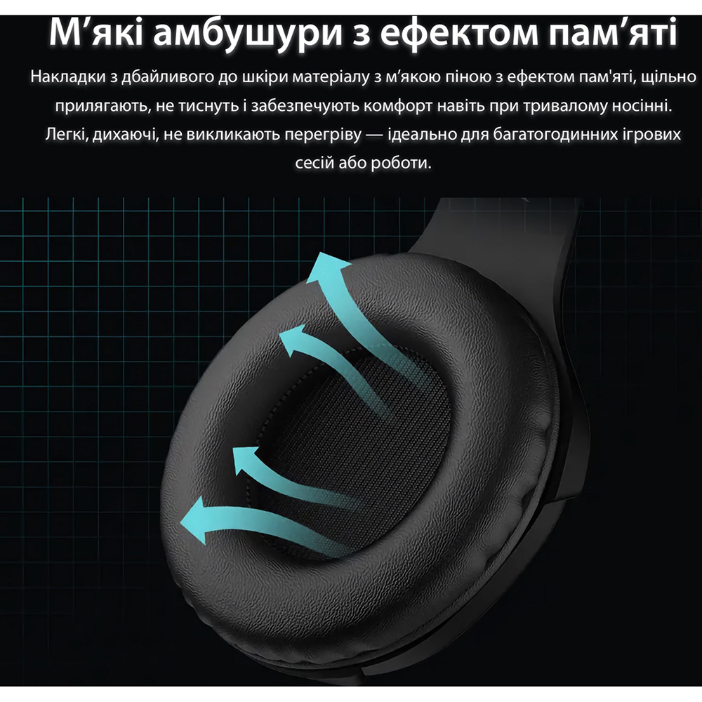 Фото Гарнітура LANGSDOM HCG07-G7 Black