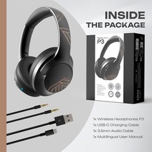 Гарнітура POWERLOCUS P3 Black/Gold (pwl-p3-blackgold)
