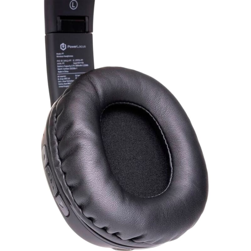Гарнітура POWERLOCUS P7 Black (pwl-p7-black) Акустичне оформлення закриті