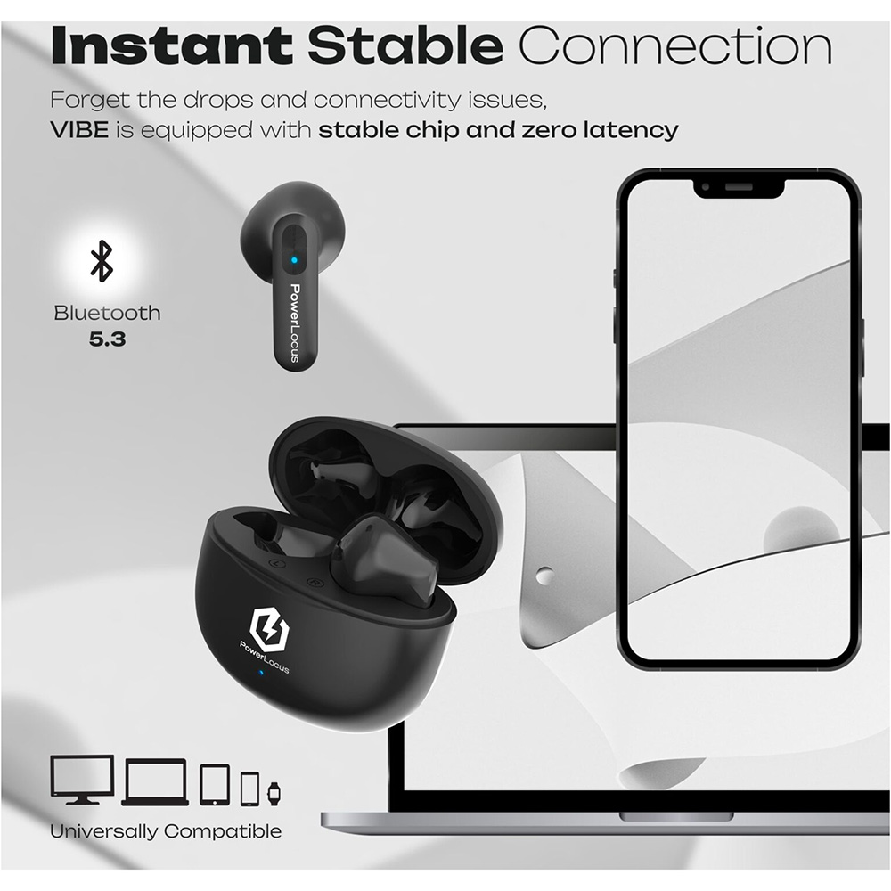 Заказать Гарнитура POWERLOCUS Vibe Black (pwl-vibe-black)