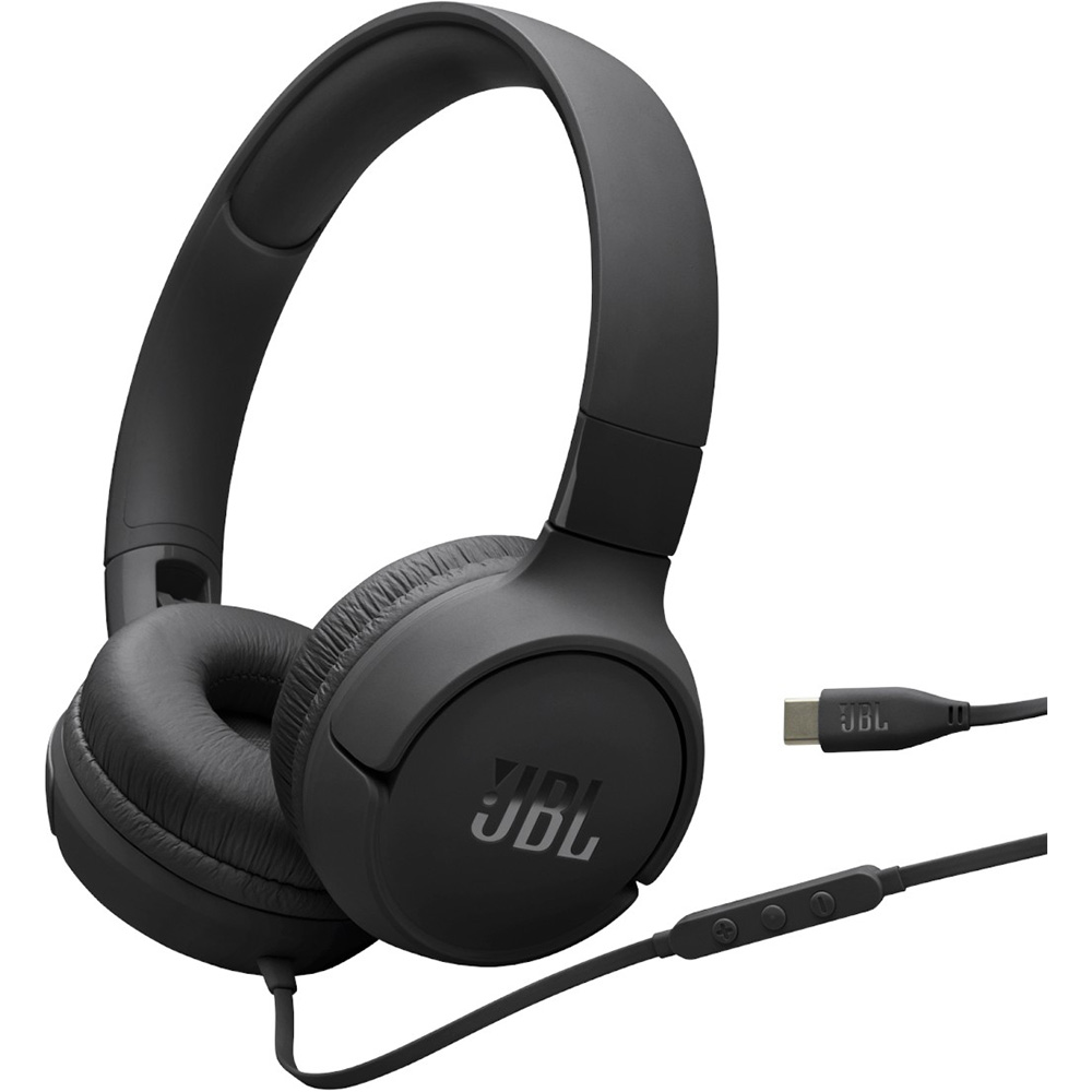 Гарнитура JBL TUNE 520C Black (JBLT520CBLK) Конструкция накладные (накладываются на ухо)