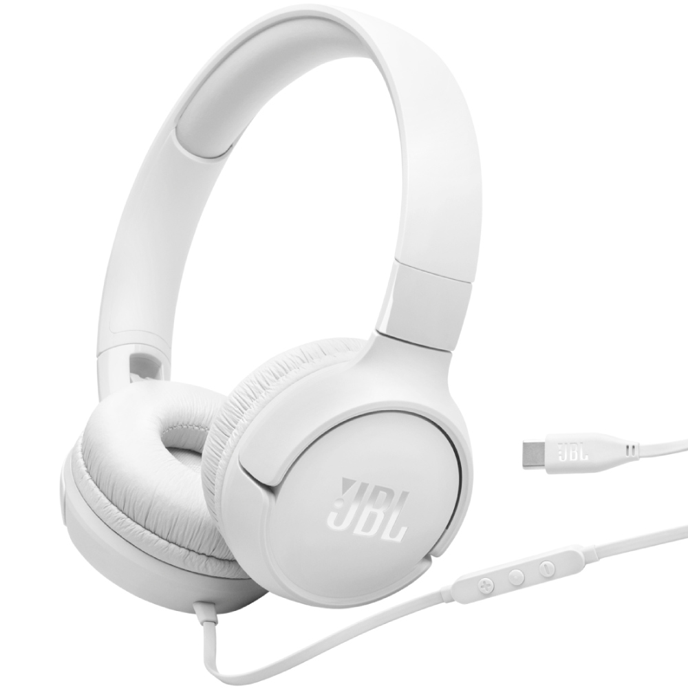 Внешний вид Гарнитура JBL TUNE 520C White (JBLT520CWHT)