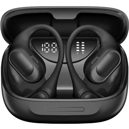 Гарнитура BLACKVIEW AirBuds 200 Black Дополнительно LED дисплей, для отображения уровня заряда батареи; Bluetooth 5.4; емкость батареи наушников: 60 мАч; емкость батареи кейса: 500 мАч; быстрая зарядка: 10 минут на 1 час работы