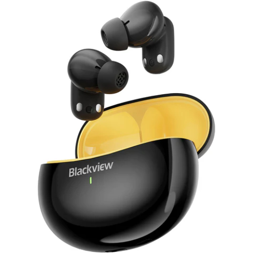 Гарнітура BLACKVIEW AirBuds 30 Black (6931548317890) Додатково Функція перекладача мови в режимі реального часу; Bluetooth 5.4; ємність батареї кейсу: 400 мАг; ємність батареї навушників: 35 мАг