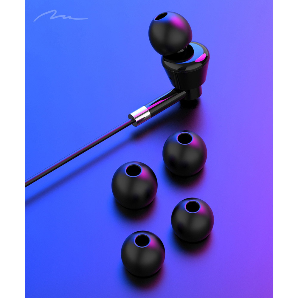 Фото Гарнітура MEDIA-TECH ALL USB-C Black (MT3609K)