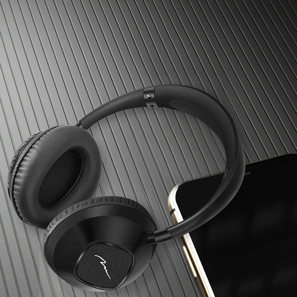 Гарнитура MEDIA-TECH SONIQUE DS-2 Black (MT3610) Конструкция накладные (накладываются на ухо)