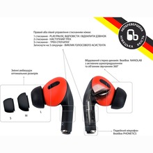 Гарнитура BEATBOX PODS PRO 1 Wireless charging Black/Red (bbppro1wcbr)