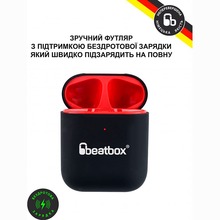 Гарнитура BEATBOX PODS AIR 2 Wireless charging Black/Red (bbpair2wcbr)