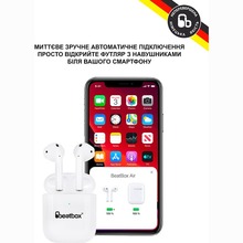 Гарнитура BEATBOX PODS AIR 2 Wireless charging White (bbpair2wcw)