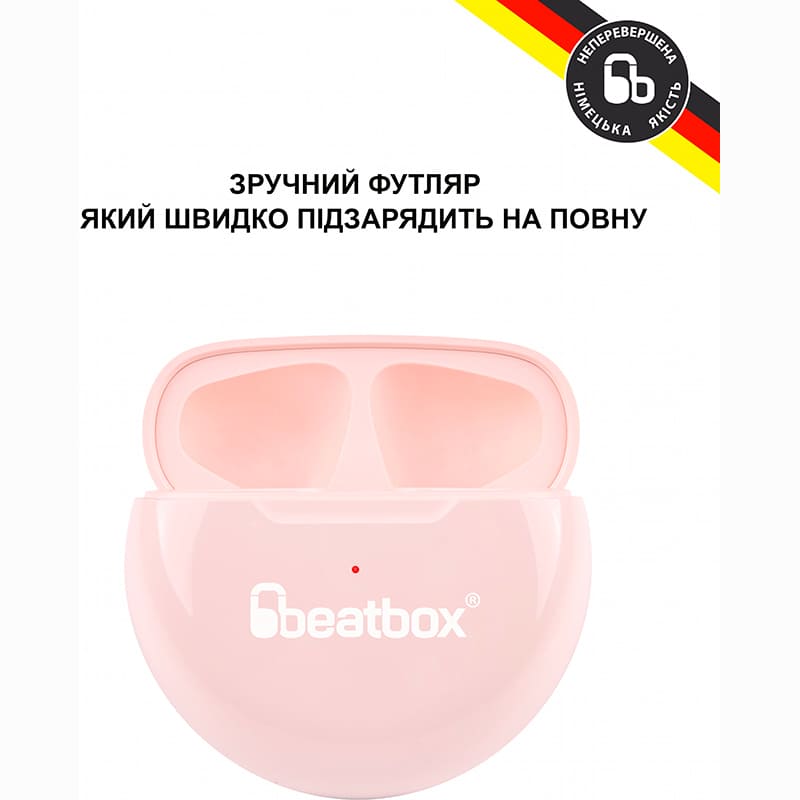 Гарнітура BEATBOX PODS PRO 6 Pink (bbppro6p) Конструкція внутрішньоканальні (у вушний канал)