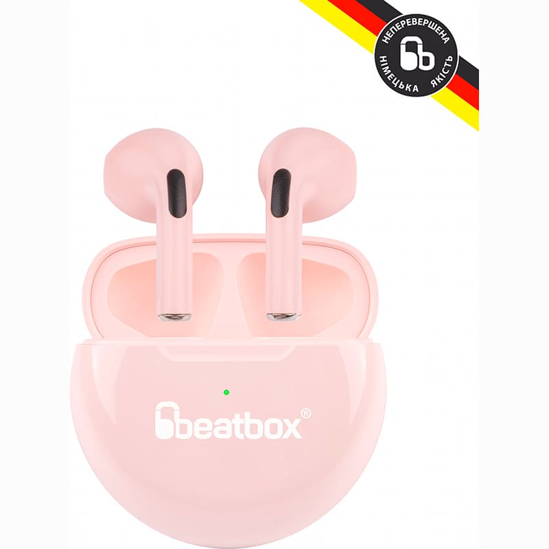 Гарнітура BEATBOX PODS PRO 6 Pink (bbppro6p) Акустичне оформлення закриті
