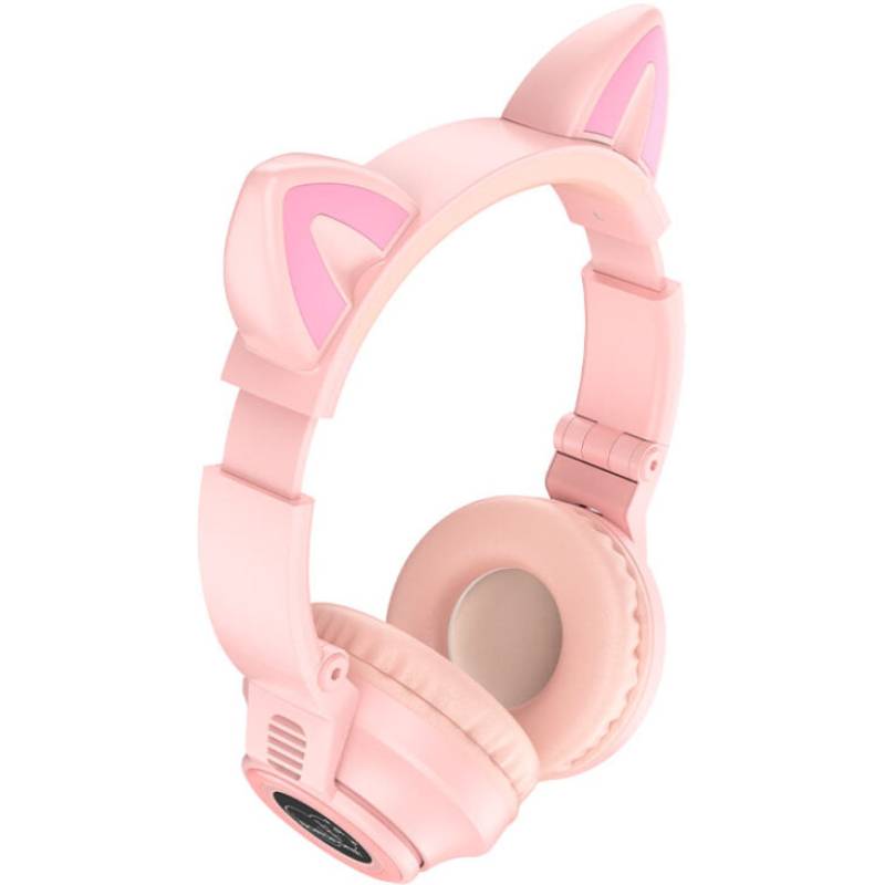 Гарнітура BOROFONE BO18 Cat Ear BT Pink (6974443384963)