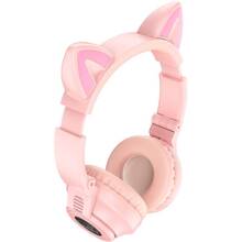 Гарнітура BOROFONE BO18 Cat Ear BT Pink (6974443384963)