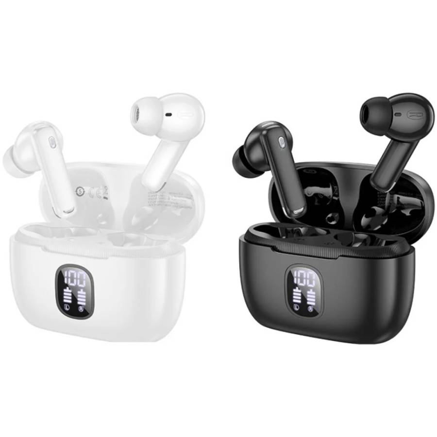 Навушники BOROFONE FQ7 Treasure White (6941991120077) Акустичне оформлення закриті