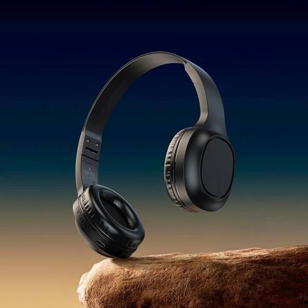 Гарнитура HOCO W46 Charm Black (6942007601696) Крепление дуга (над головой)