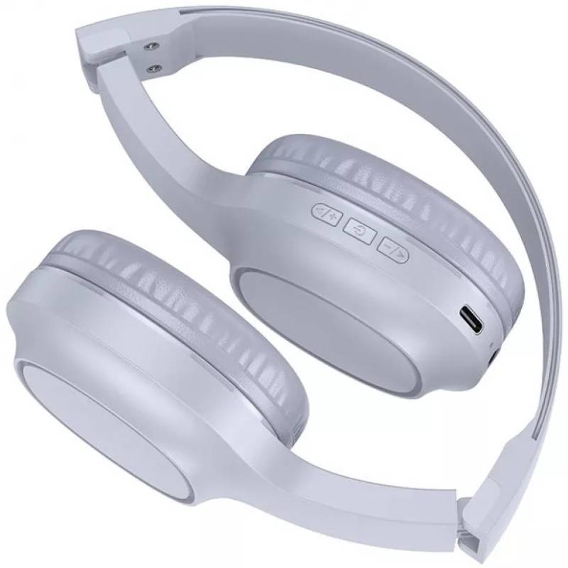 Гарнитура HOCO W46 Charm Light Blue Gray (6942007601719) Вид гарнитура