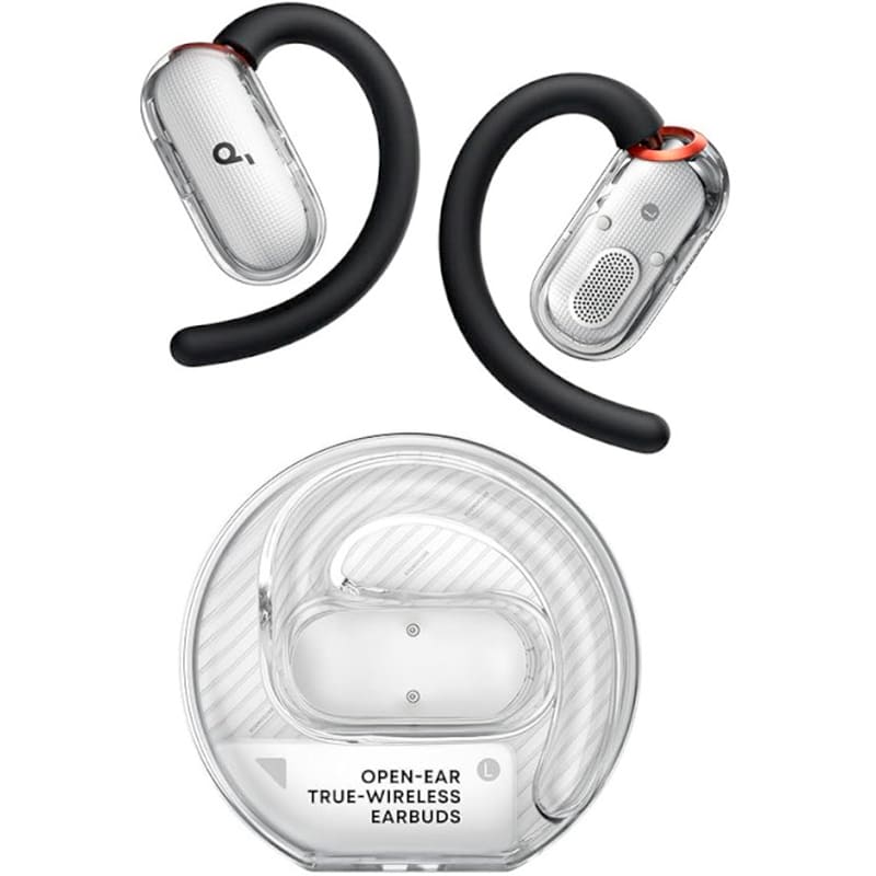 Гарнитура ANKER SoundСore V40i White (A3878G21) Дополнительно 4 микрофона с ИИ; Bluetooth 5.4; IP55 и защита от пота; Регулируемые заушные крючки