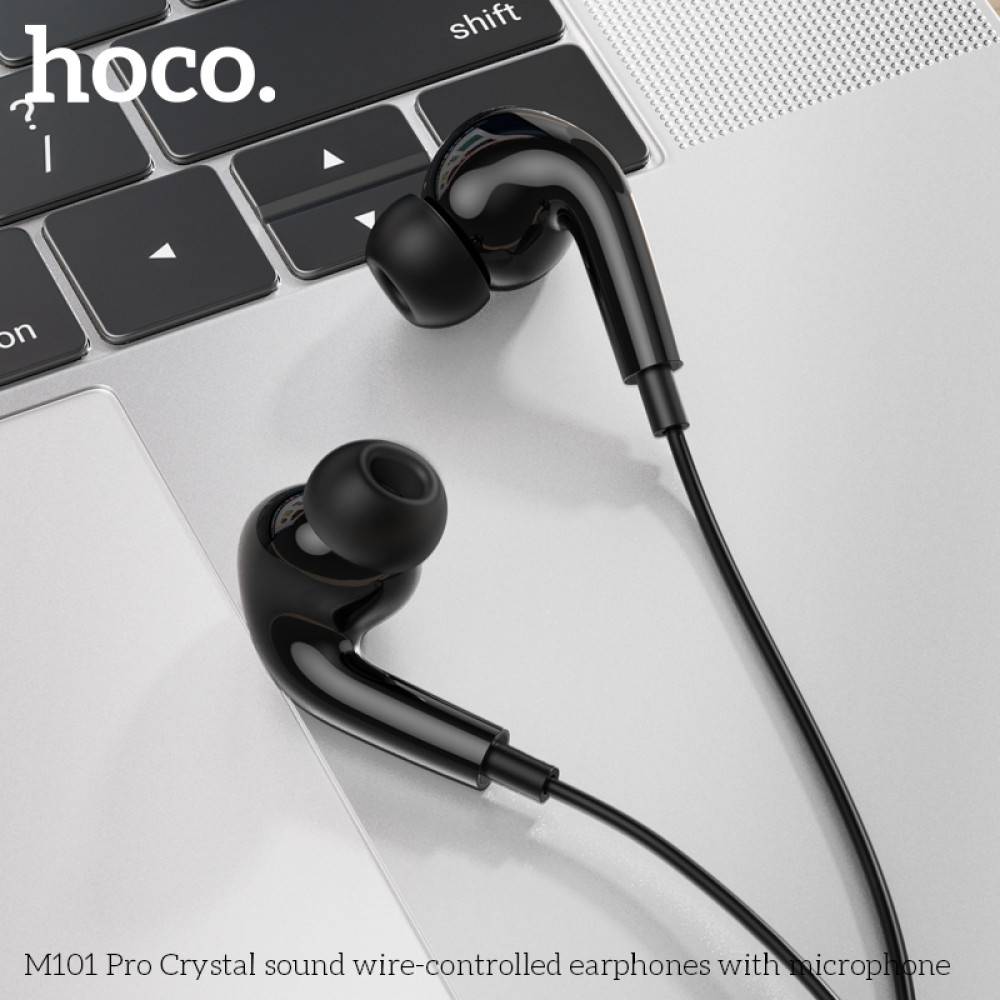 Внешний вид Наушники HOCO M101 Pro Crystal Black (6931474782373)