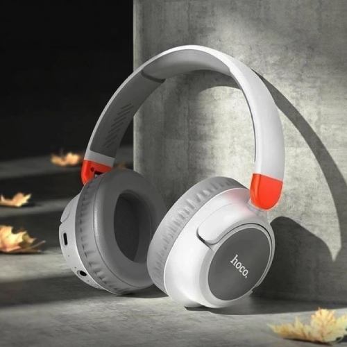 Гарнітура HOCO W43 Adventure White (6931474794635) Конструкція повнорозмірні (повний обхват вуха)