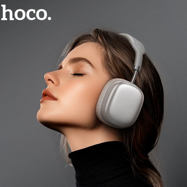 Гарнитура HOCO W52 Wonderful Silver (6942007646550) Конструкция накладные (накладываются на ухо)