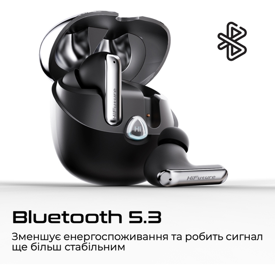 Гарнитура HIFUTURE SonicAir Green Дополнительно Вес наушников с кейсом: 44 г