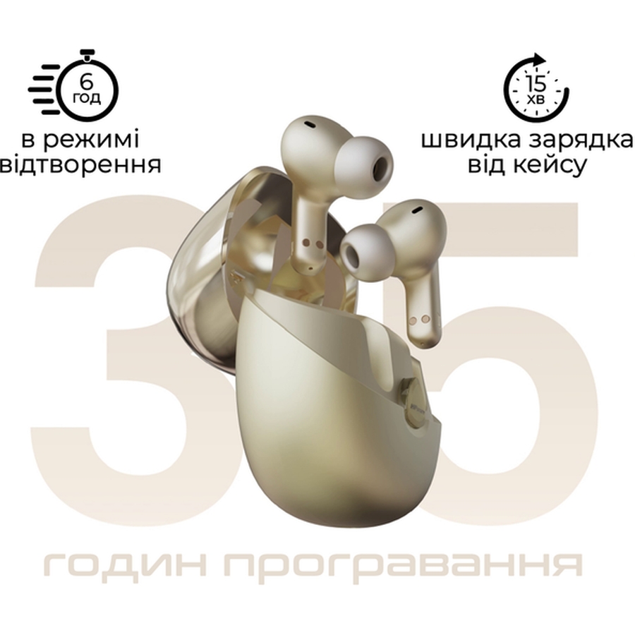 Гарнитура HIFUTURE SonicAir Green Конструкция внутриканальные (в ушной канал)