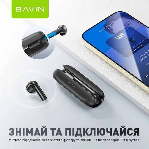 Заказать Гарнитура BAVIN BAVIN-79 Hi-Res Black (HB-BA-79-BK)