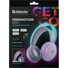 Гарнітура DEFENDER FreeMotion B651 White (63651)