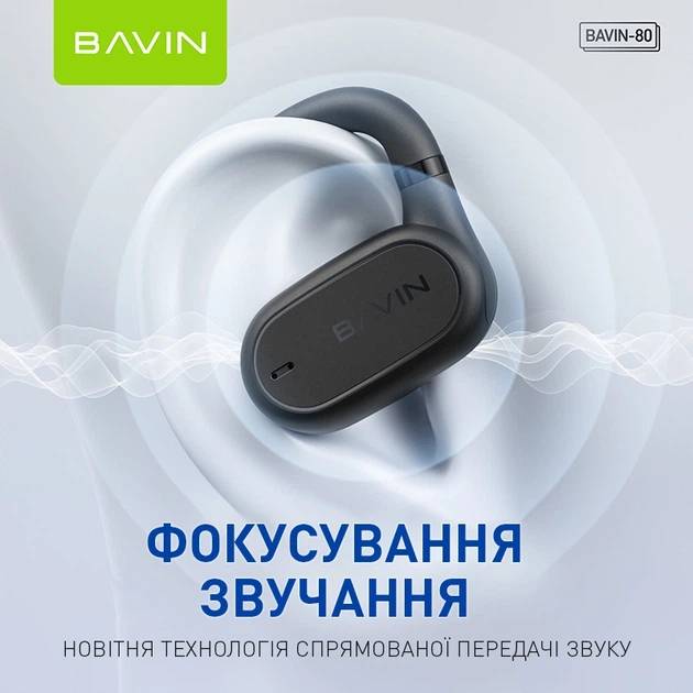 Внешний вид Гарнитура BAVIN BAVIN-80 Hi-Res Black (HB-BA-80-BK)