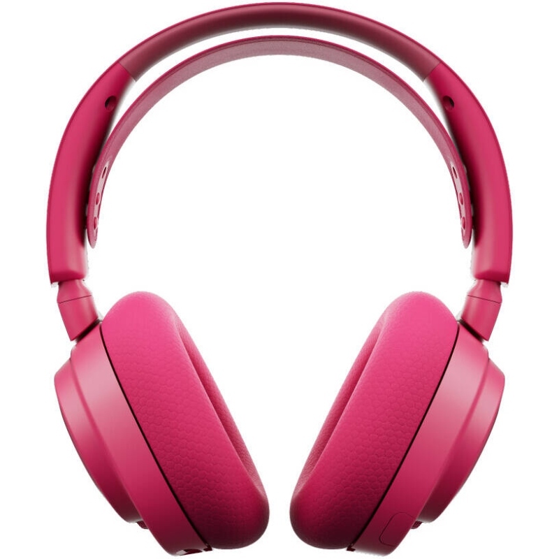 Гарнитура STEELSERIES Arctis Nova 7 Gen 2 Wireless Magenta (61732) Дополнительно Комплектация: гарнитура; зарядный кабель USB-A – USB-C 1,5 м; компактный беспроводной адаптер USB-C; адаптер USB-C на USB-A