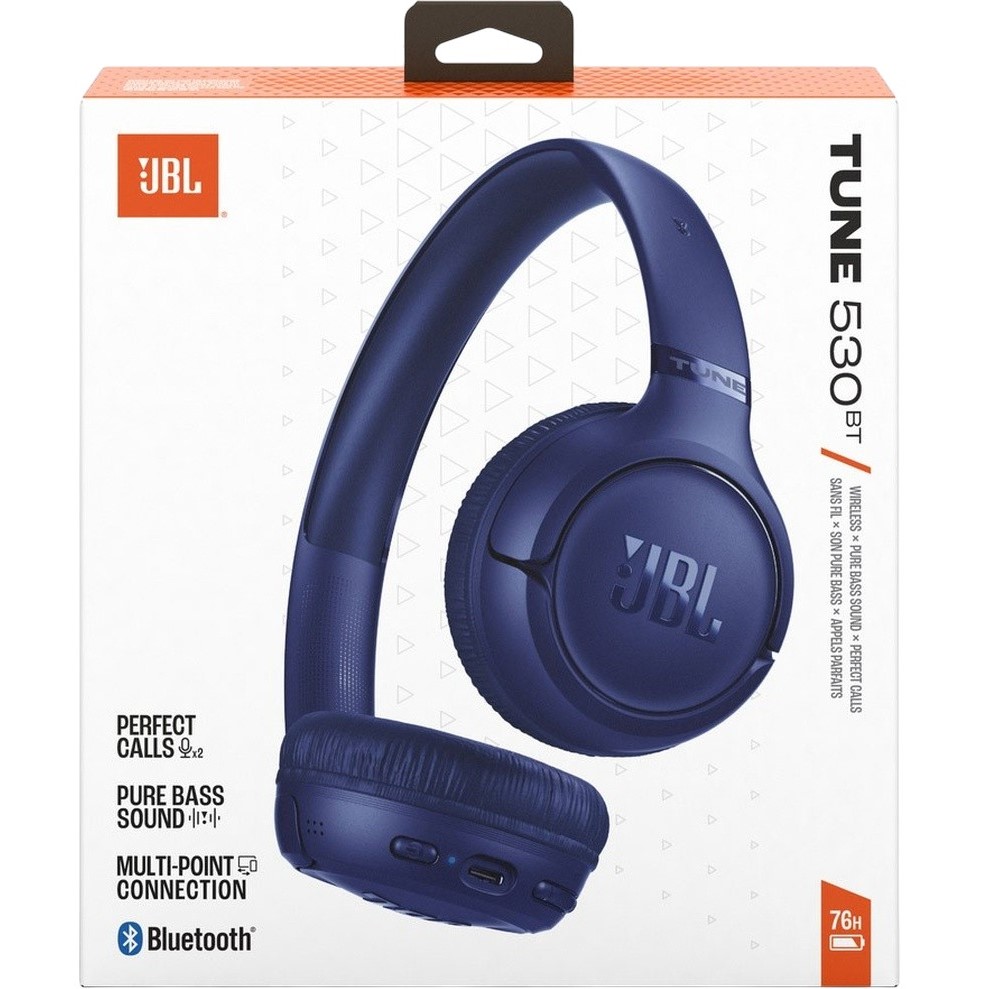 Изображение Гарнитура JBL TUNE 530BT Blue (JBLT530BTBLUEU)