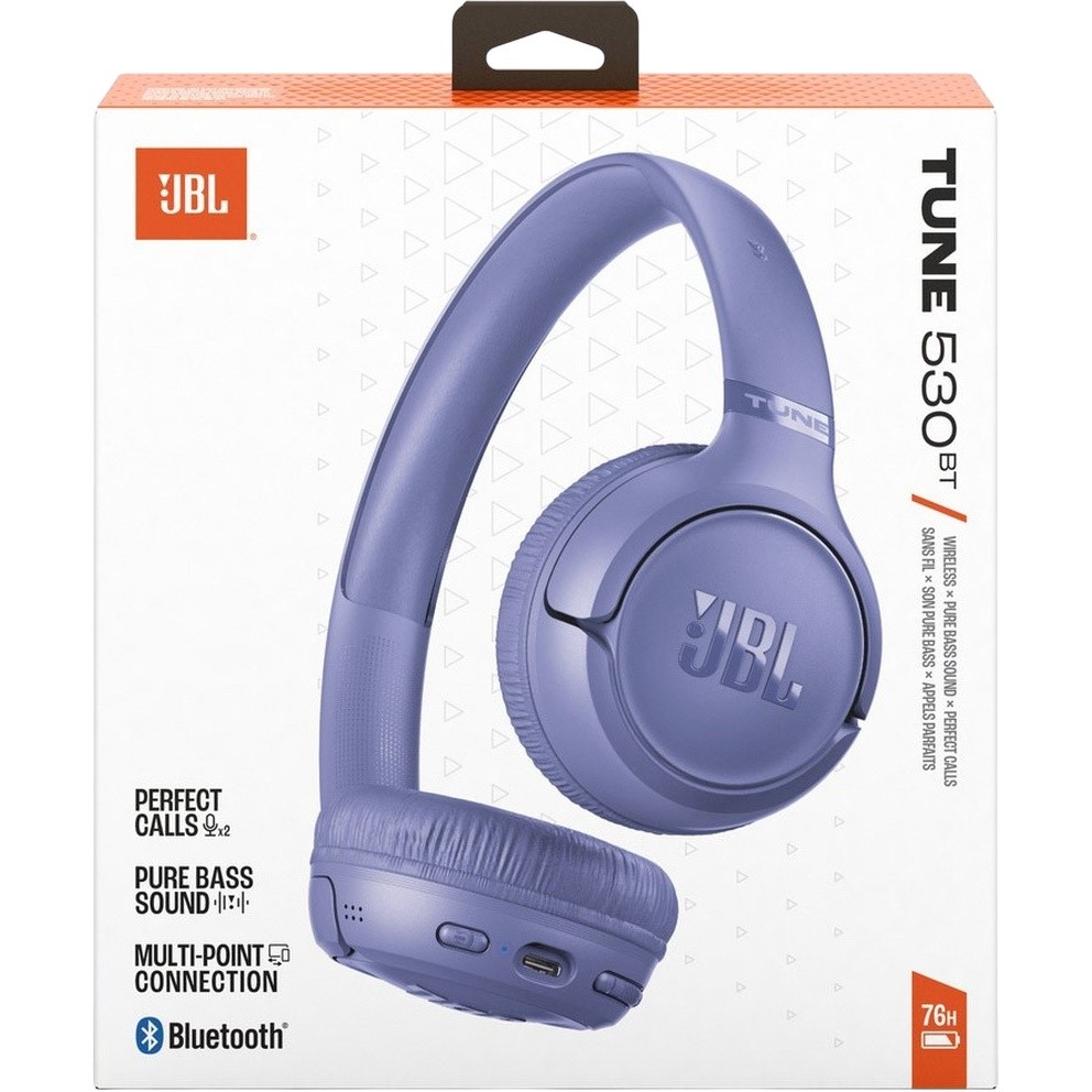 Зображення Гарнітура JBL TUNE 530BT Lavender (JBLT530BTLAVEU)