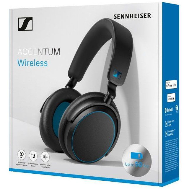 Гарнитура SENNHEISER ACCENTUM Wireless Blues (700381) Крепление дуга (над головой)