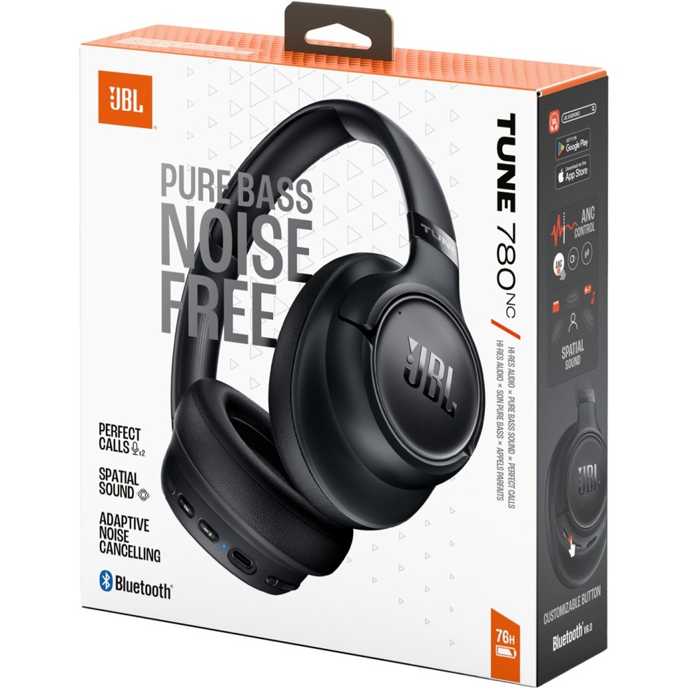 Зображення Гарнітура JBL TUNE 780NC Black (JBLT780NCBLK)