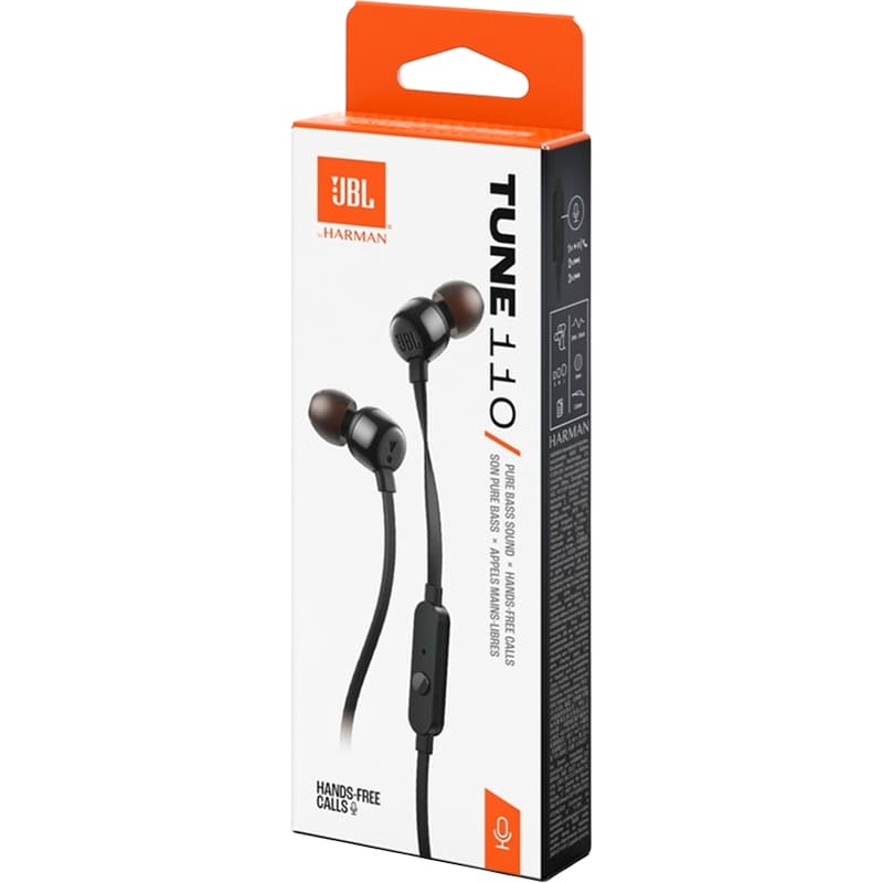 Заказать Гарнитура JBL TUNE 110 ECO Black (JBLT110BLKE)
