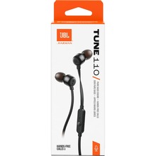 Гарнитура JBL TUNE 110 ECO Black (JBLT110BLKE)