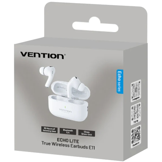 Обзор Гарнитура VENTION Elf Earbuds ECHO LITE E11 White (NBVW0)