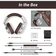 Гарнітура ONEODIO Fusion A70 Silver Brown