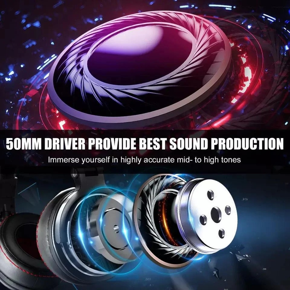 Фото 15 Гарнітура ONEODIO Pro 50 Black