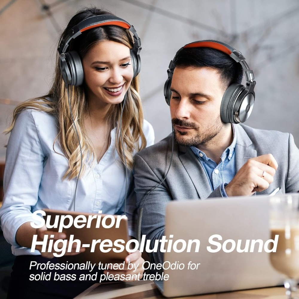 Зовнішній вигляд Гарнітура ONEODIO Pro 50 Grey