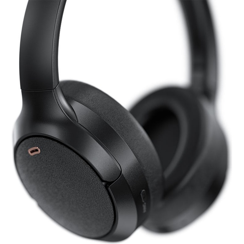 Гарнітура ACEFAST H6 Black (6974316283683) Додатково активне шумозаглушення ANC до 30 дБ; регульоване оголов'я; вологозахист IPX4; швидка зарядка; час роботи: до 55 год (ANC вимкнено), до 45 год (ANC включено); ємність акумулятора 500 мА · год / 1,85 Вт · год