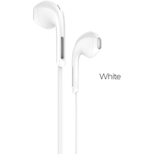 Гарнітура HOCO M39 Rhyme sound earphones with microphone White (6957531079774)