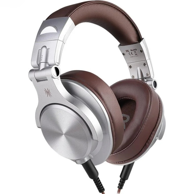 Гарнитура ONEODIO A71 Silver Brown Вид гарнитура